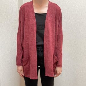 Bobeau Raspberry sweater